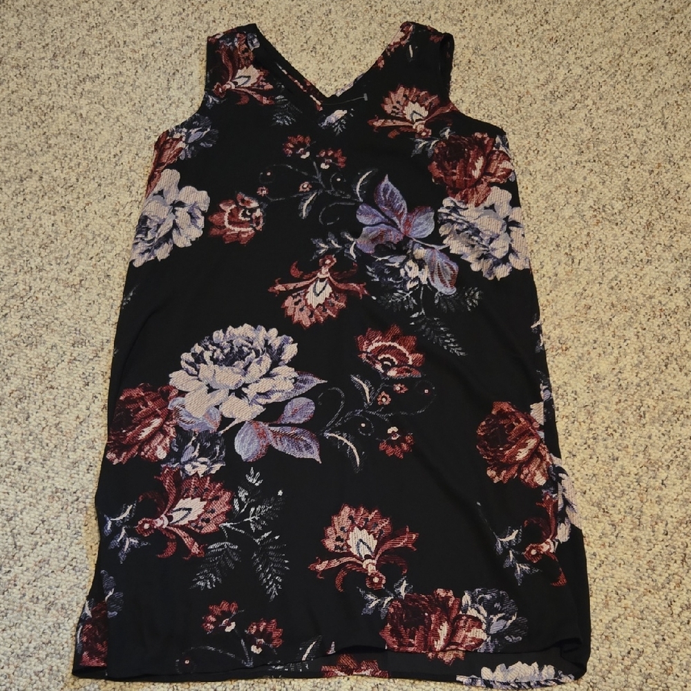 Maurices Black Floral Dress